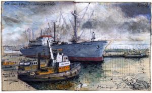 Cap San Diego im Hamburger Hafen