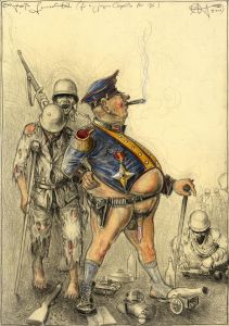 Die große Generalität (frei n. Goyas Capricho No. 76)
