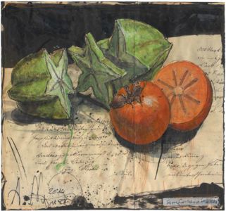Sternfrucht und Kaki