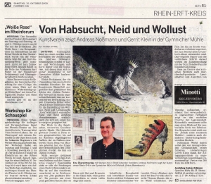 Von Habsucht, Neid und Wollust