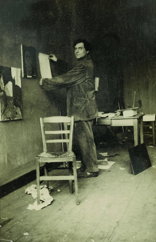 Modigliani im Atelier