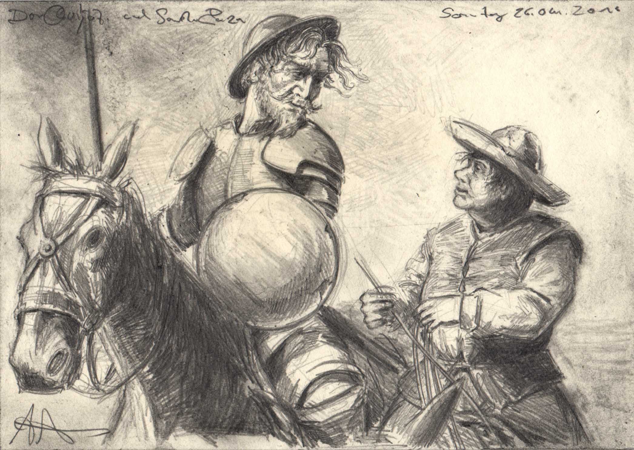 Don Quijote und Sancho Panza