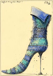 Verflixed und zugenähte Stiefelei