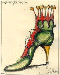 Schuh einer königlichen Hofnärrin