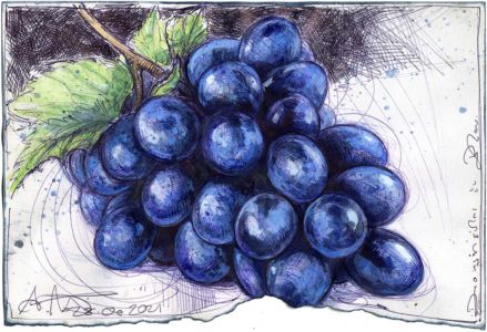Dionysisches in Blau