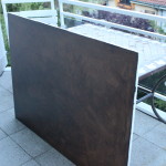 Die grundierte Leinwand