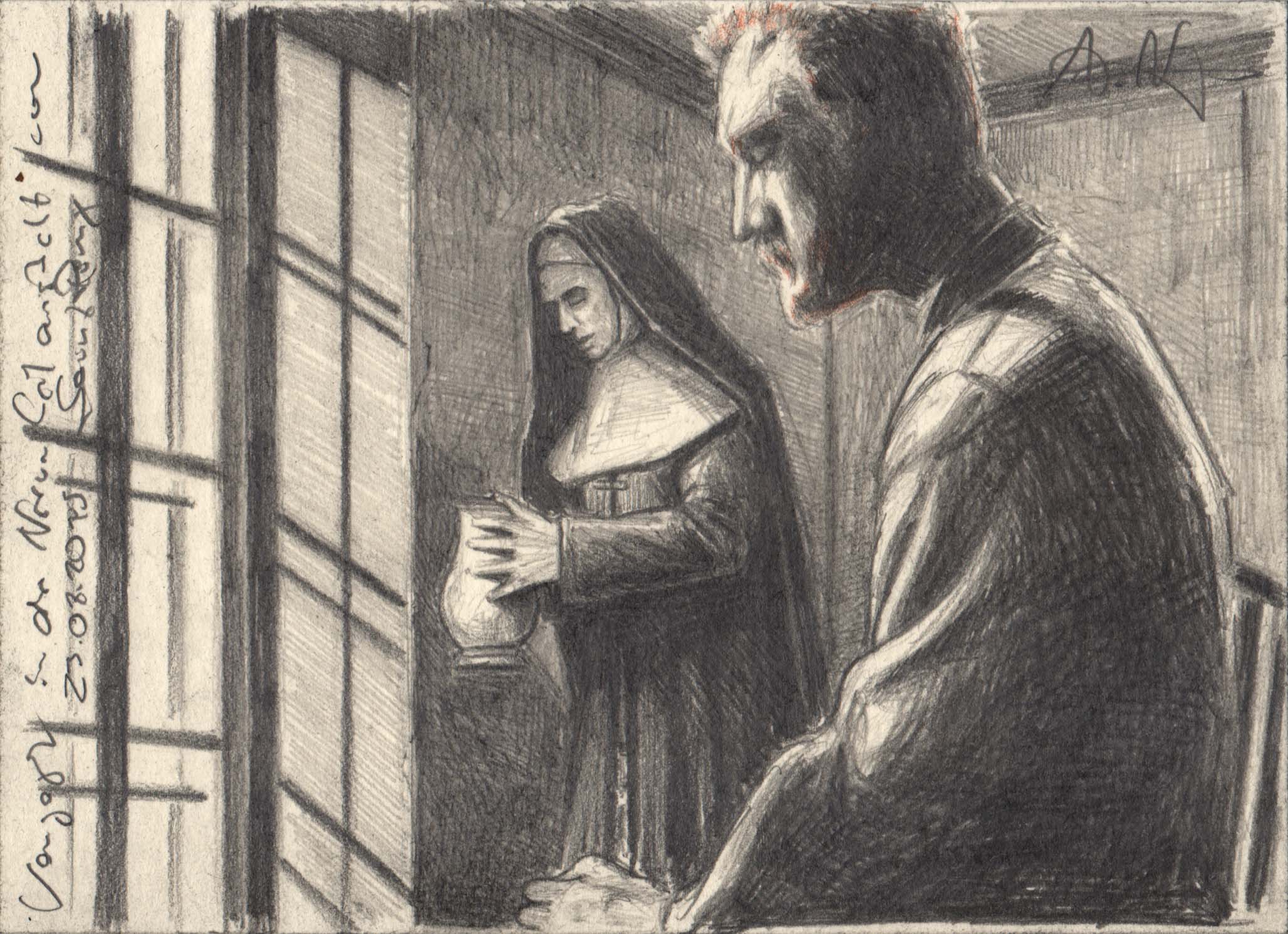 Van Gogh in the mental Hospital of Saint Rémy