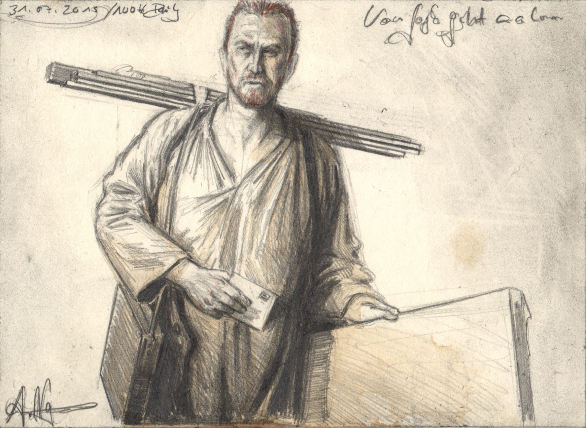 Van Gogh is going to paint (100th Daily)