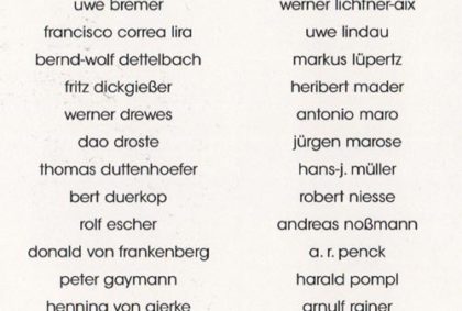40 Jahre - 40 Künstler