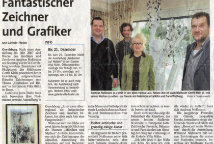 Fantastischer Zeichner und Grafiker