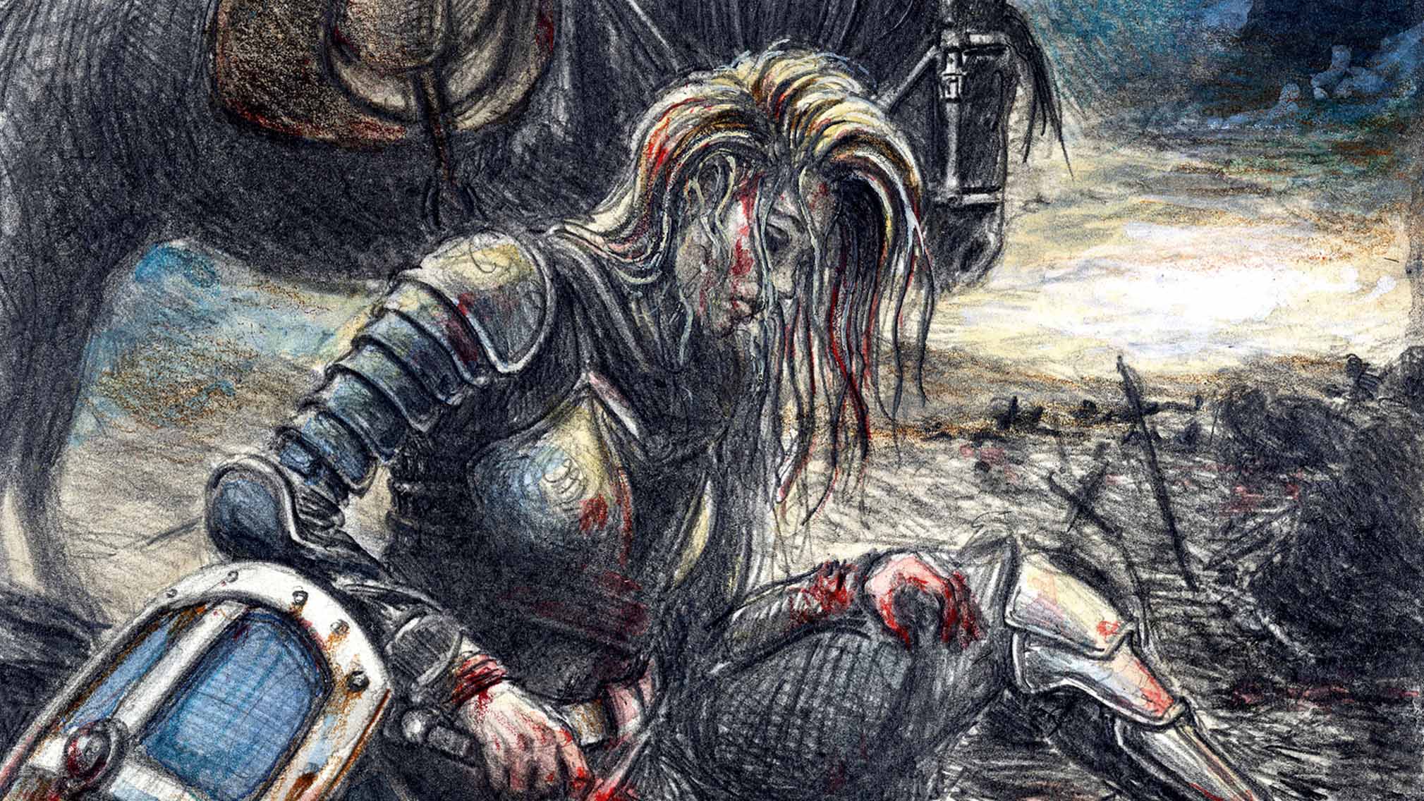 Jeanne d´Arc nach der Schlacht von Jargeau