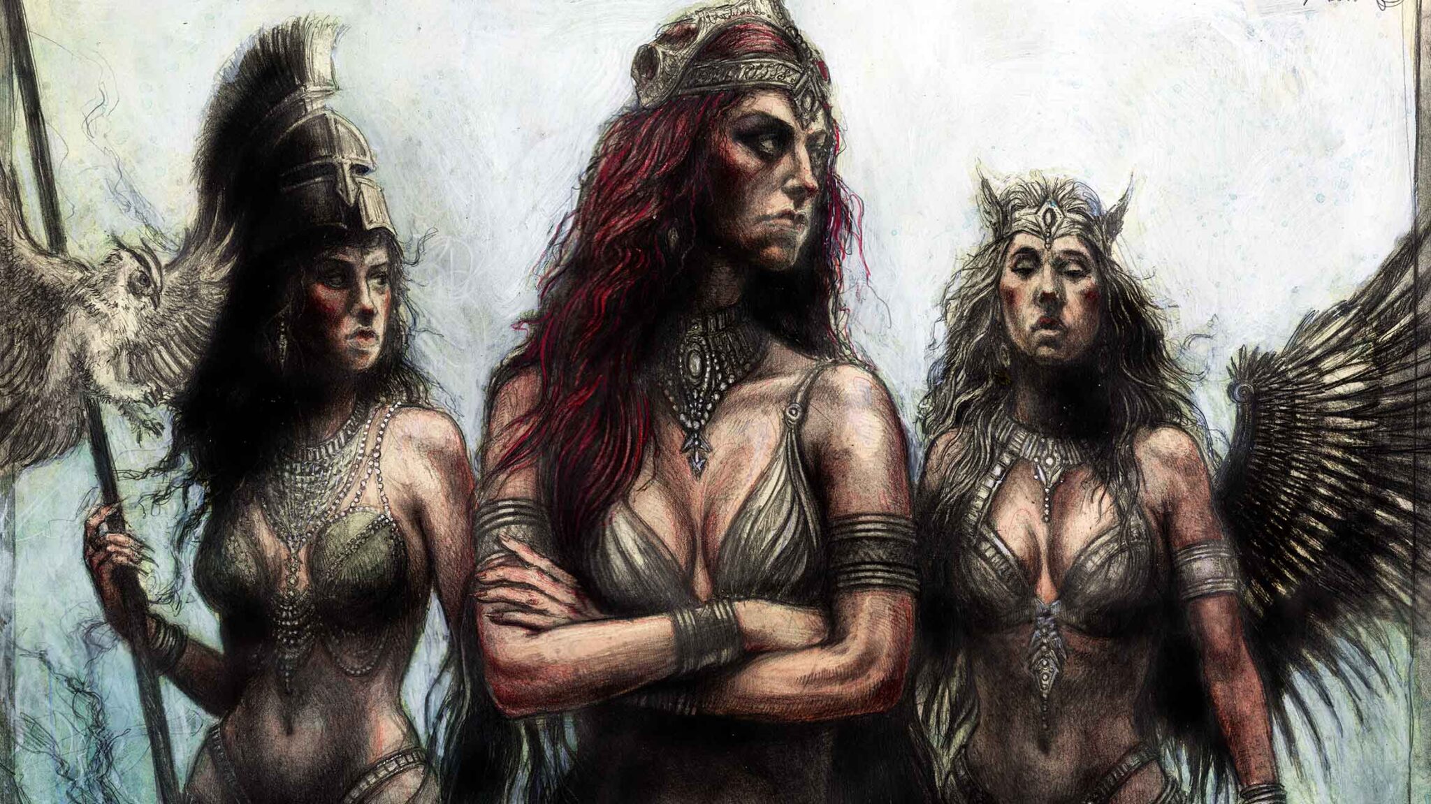 Diven des Olymps – Athene, Hera, Aphrodite